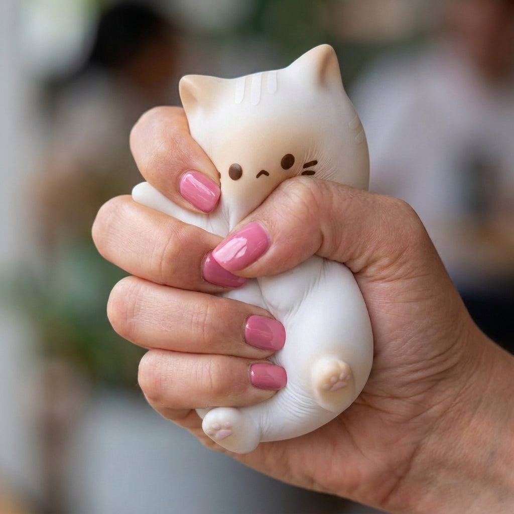 Squishy Chaton Mignon Blanc