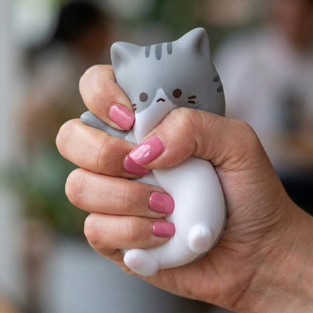 Squishy Chaton Mignon Gris