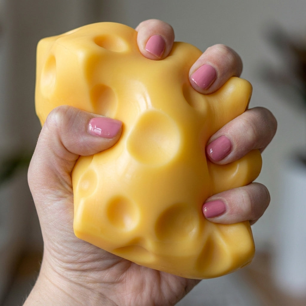 Squishy Cube Fromage Doux