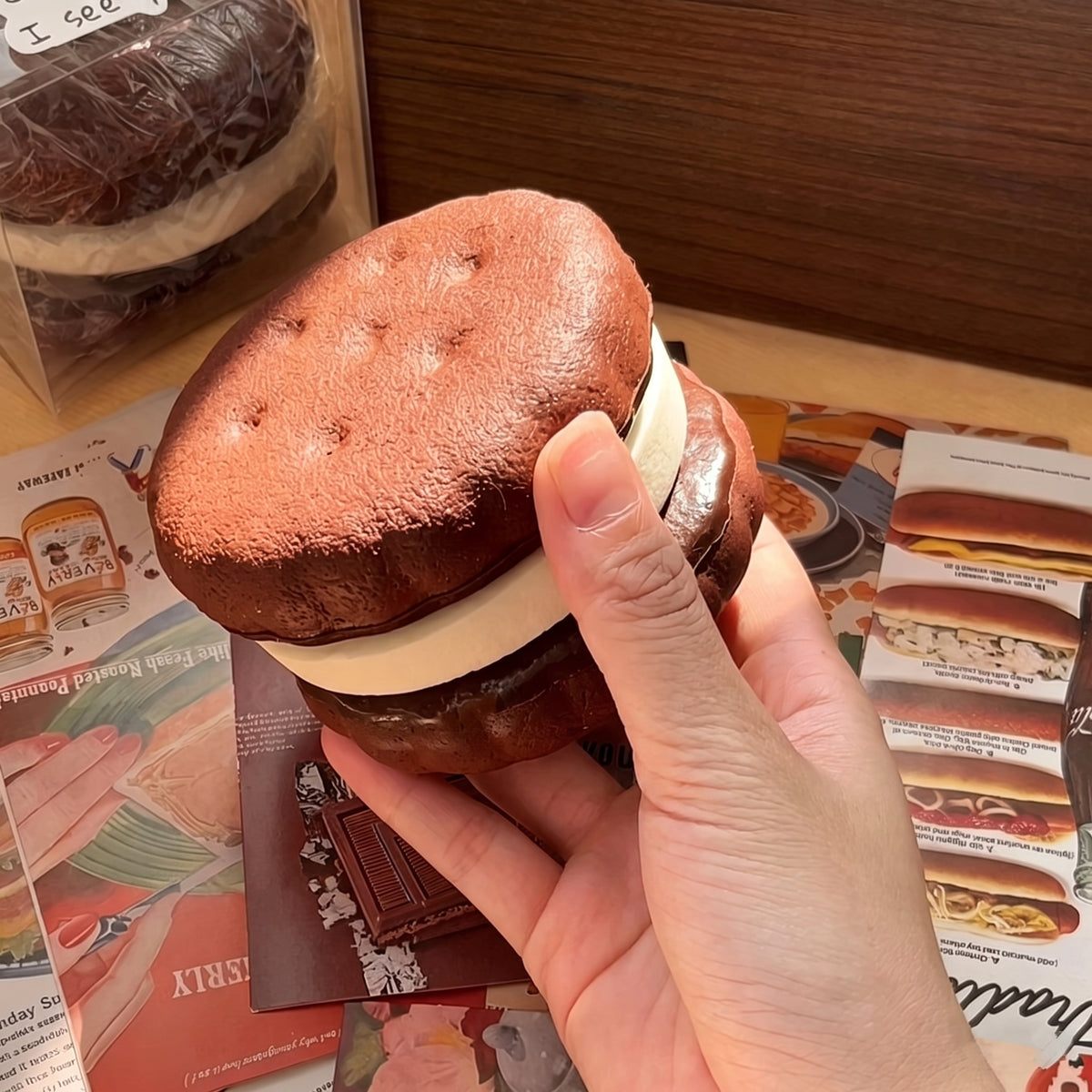 Squishy Biscuit Géant Chocolat