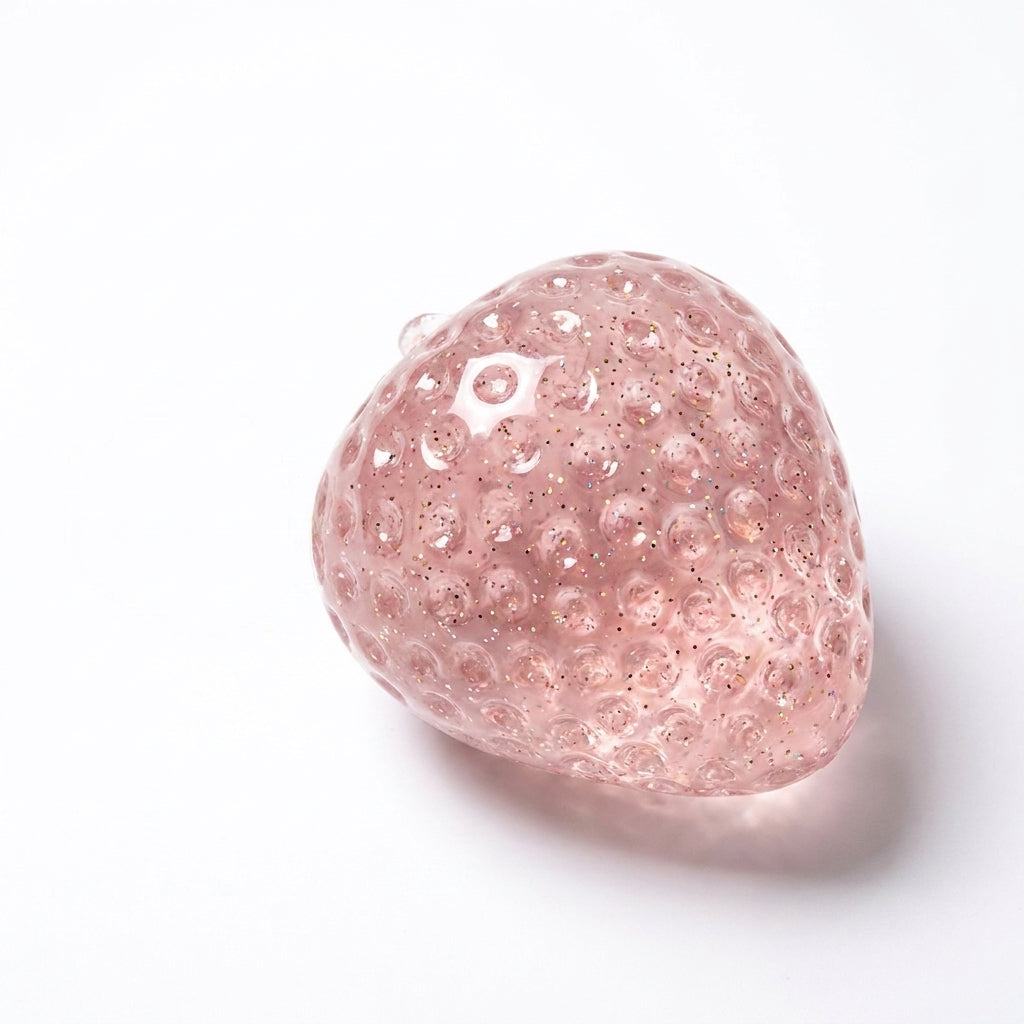 Squishy Fraise Transparente