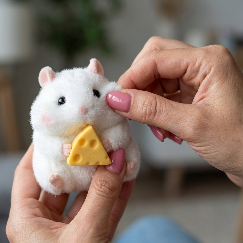 Squishy Hamster Fromage Blanc