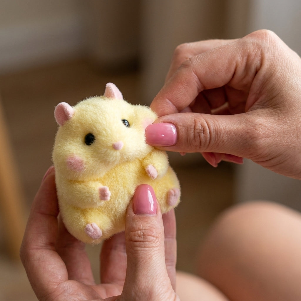 Squishy Hamster Fromage Jaune