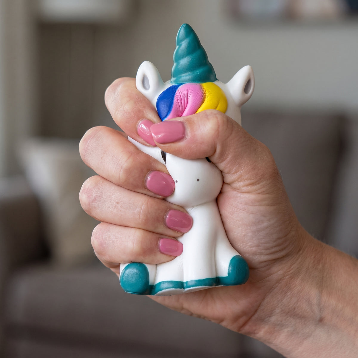 Squishy Licorne Corne Émeraude