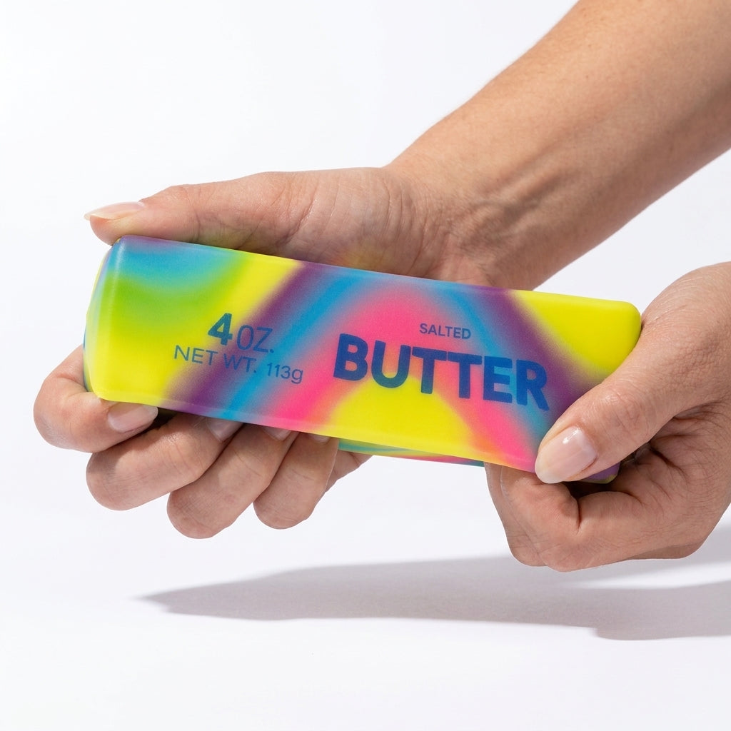 Squishy Bâton de Beurre Multicolore