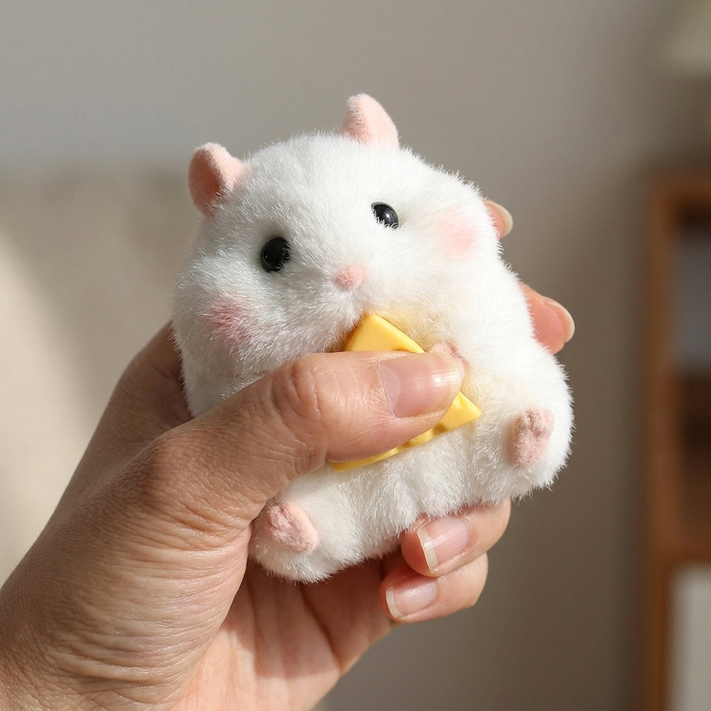 Squishy Hamster Fromage Blanc