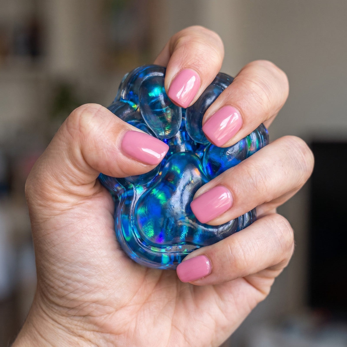Squishy Patte Chat Bleu