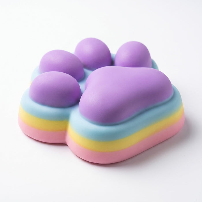 Squishy Patte de Chat Arc-en-ciel
