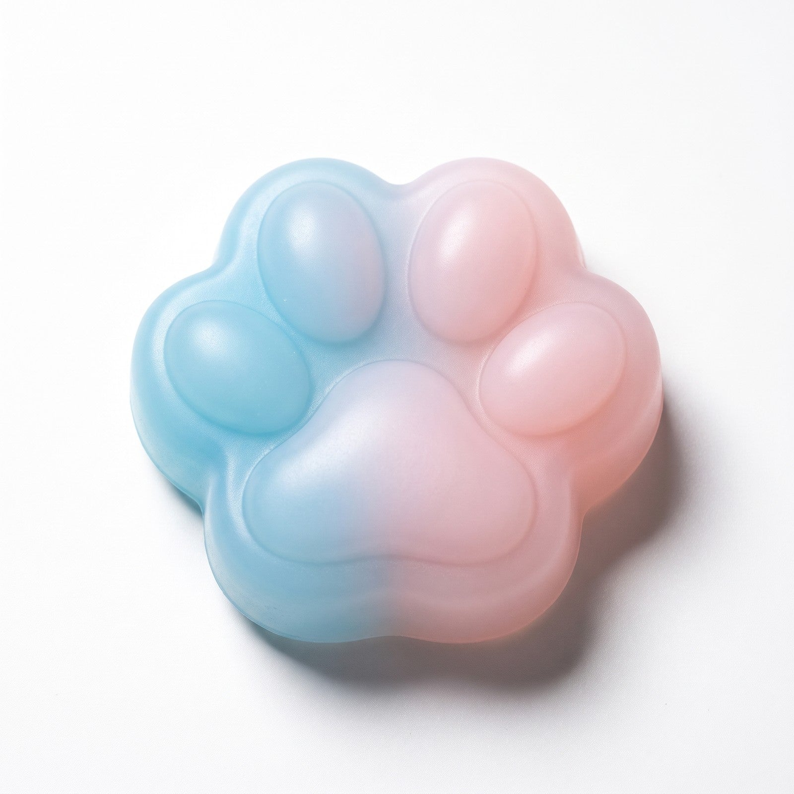 Squishy Patte de Chat Arc en Ciel